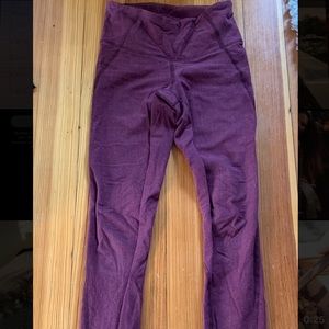 Maroon lulu lemon leggings